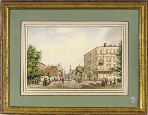 A Dresden Street Scene - view 1
