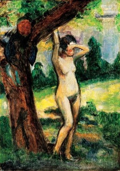 Nude Under A Tree - view 1