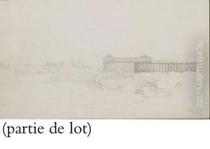 Vue Du Temple De Posaidon A Paestum