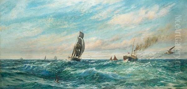 Sail And Steam On Converging Courses - view 1
