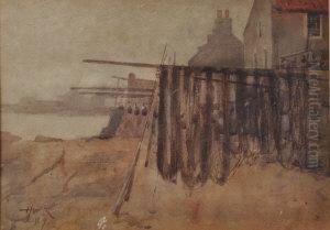 Drying The Nets by Henry Wright Kerr