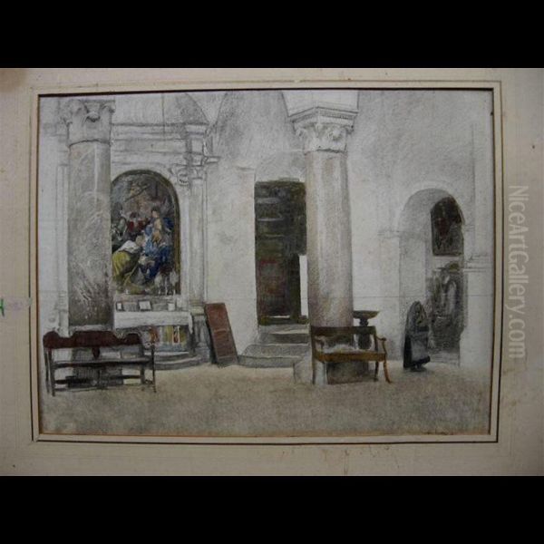 Church Interior Study - view 1