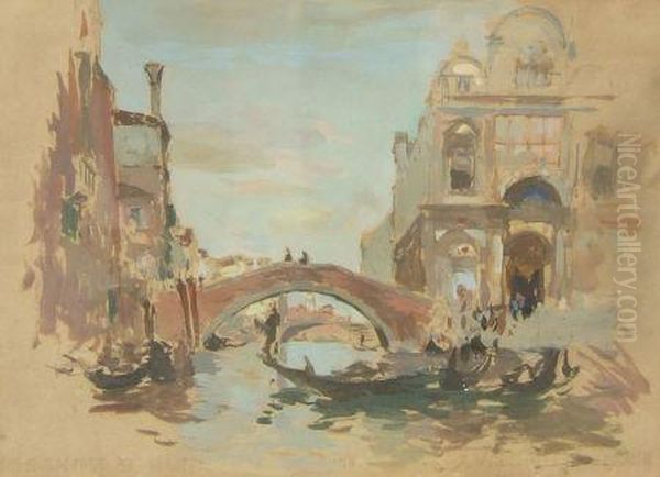 Venetian Canal Scene - view 1