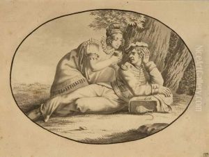 Des Soldatens Starkung. by Georg Friedrich Kersting