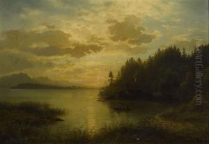 Seelandschaft. 1860. by August Kessler