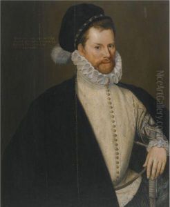 Portrait Of Thomas Cecil by Cornelis Ketel