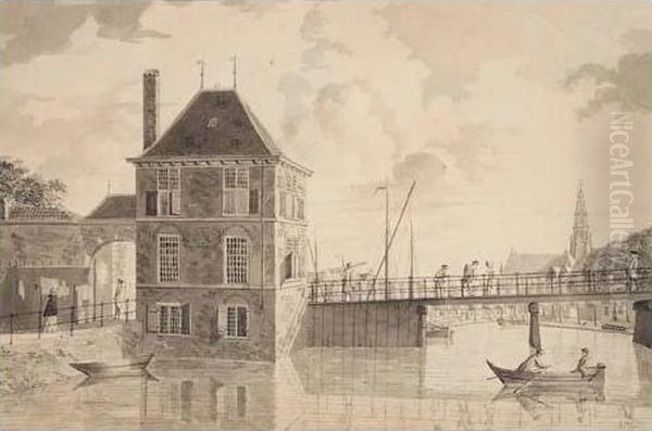 View Of Amsterdam, With The Westerkerk In The Distance - view 1