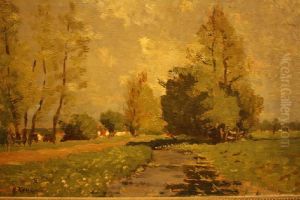 Zomerlandschap Met Poldersloot by Adriaan Keus