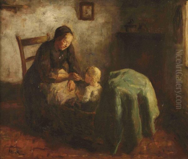Interior With Mother And Child - view 1