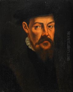 Mansportratt by Adriaen Thomasz I Key