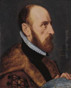 Sold By The J. Paul Getty Museum To Benefit Future Painting Acquisitions
 

 
 
 

 
 Portrait Of Abraham Ortelius, In Near Profile, Bust-length, Facing To The Right, Resting His Left Hand On A Globe
