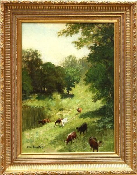 Cattle On A Hillside - view 1