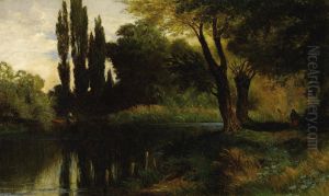 Afternoon On The Lake by John Ross Key
