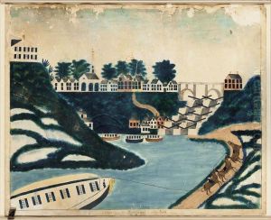 A View Of Lockport, On The Erie Canal, New York