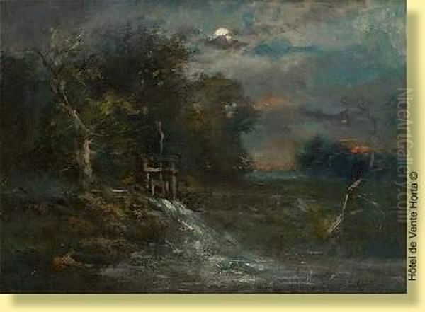 Coucher De Soleil Sur L'ecluse - view 1