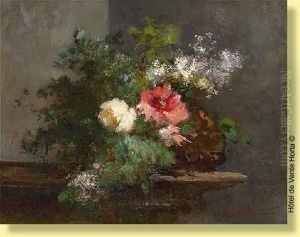 Composition Florale by Emile Keymeulen