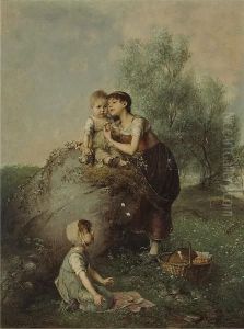 Baby's First Picnic by Emil Keyser