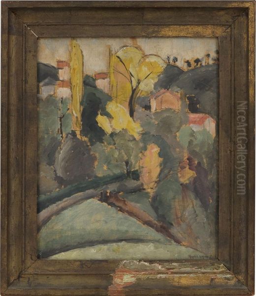 Mediterranean Landscape With Houses - view 1