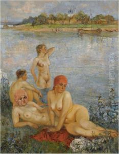 The Bathers by Ekaterina Khachura Falileeva