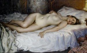 Enraptured Nude by Nikolai Vasilievich Kharitonov