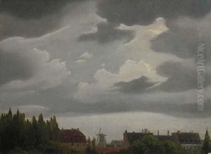 Vue De Coppenhague, The King's Garden Byrosenborg Castle by Frederik J.C. Kiaerskou