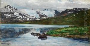 Fra Jotunheimen 1896 by Kitty Christine Kielland