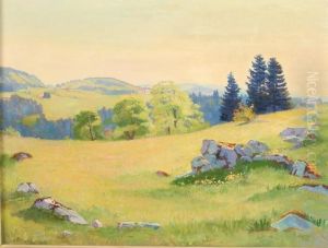 Paysage Dans Le Jura by Robert Kiener