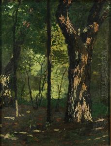 Le Cascine Di Firenze by Giorgio Kienerk