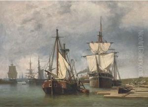 Preparing To Set Sail by George Laurens Kiers