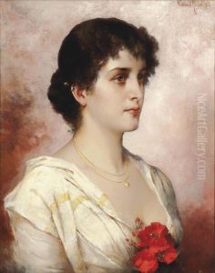 A Young Beauty by Conrad Kiesel