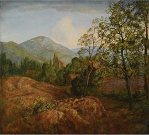A View On Stiermarken, Austria by Johan Willem Kiesewetter