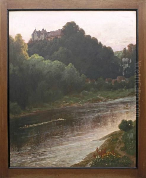 Flusslauf Mit Flosern - view 1