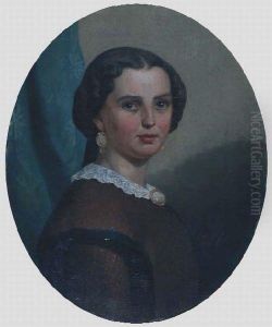 Portret Van Dame Met Camee