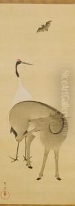 Threeauspicious Animals by Suzuki Motonaga Kiitsu