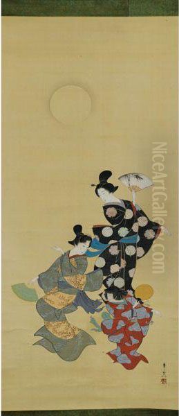 Three Dancers Under Themoon - view 1