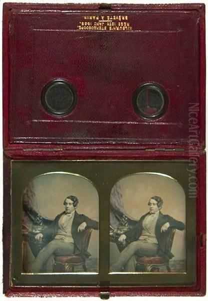 Kilburn's Stereoscope: Portrait Of A Gentleman - view 1