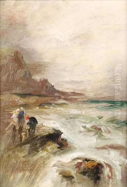 Coastal Landscape With Figures On The Shore - view 1