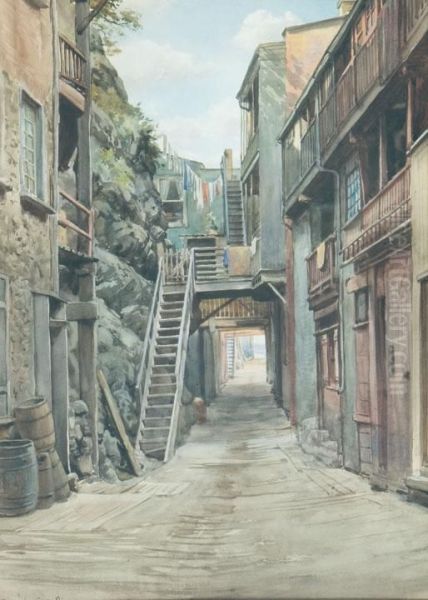 Watercolour On Paper Laid On Board - view 1