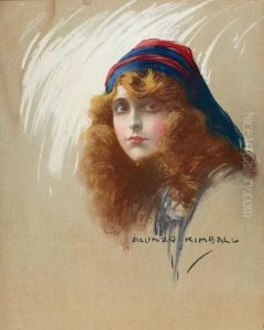 Woman With Flowing Hari