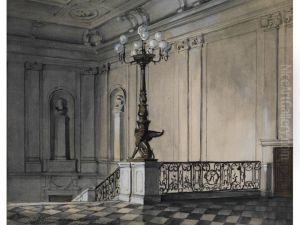 Treppe Vom Regierungsgebaude In Breslau