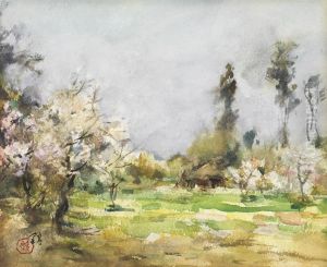 Spring Village by Ishikawa Kin'Ichiro