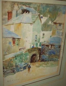 Cornish Scene by Mary Evelina Kindon