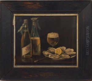 Pabst Blue Ribbon Advertisement Still Life by Albert F. King