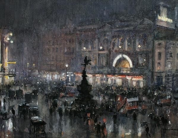 Piccadilly Circus - view 1