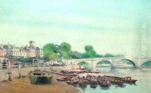 Rba Ri Roi -- 'richmond Bridge'; Watercolour, Signed, 35x52cm