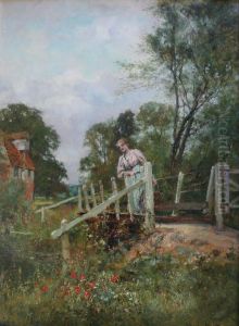 Lady On A Country Bridge Lady On A Country Bridge