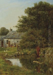 At The Mill Pond by Henry John Yeend King