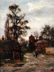Going To The Village by Henry John Yeend King