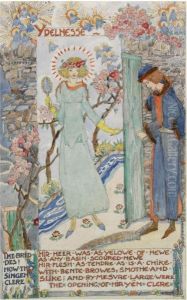 Ydelnesse From Romaunt Of The Rose by Jessie Marion King