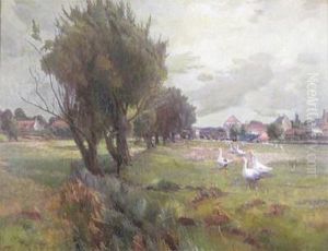 Lower Fittleworth, West Sussex by William Gunning King